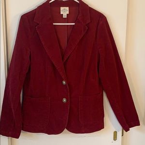 St. John's Bay Cranberry Corduroy Jacket